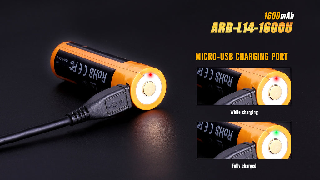 FENIX ARB-L14-1600U USB Rechargeable AA Battery