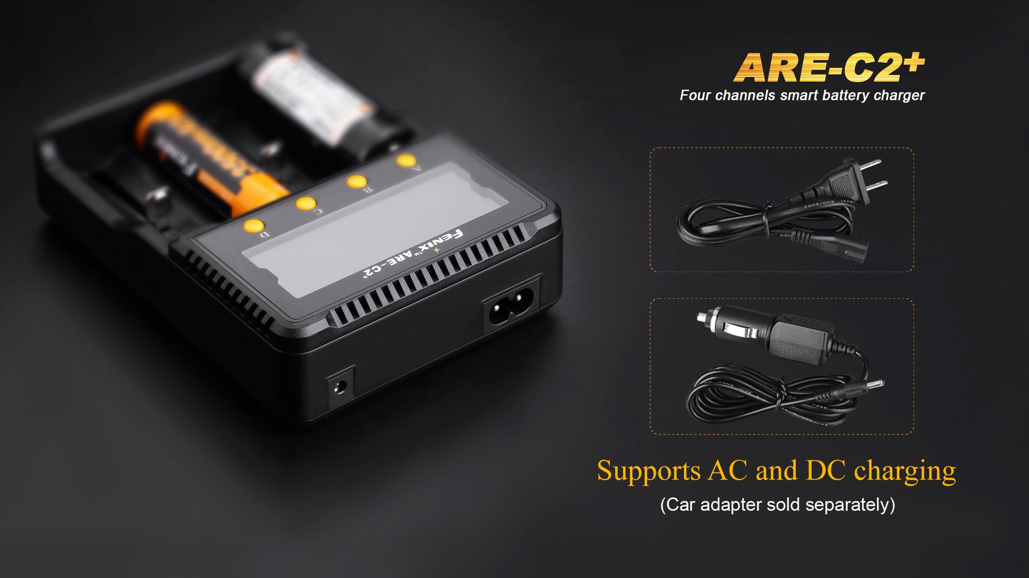 FENIX ARE-C2+ Four Channels Smart Battery Charger