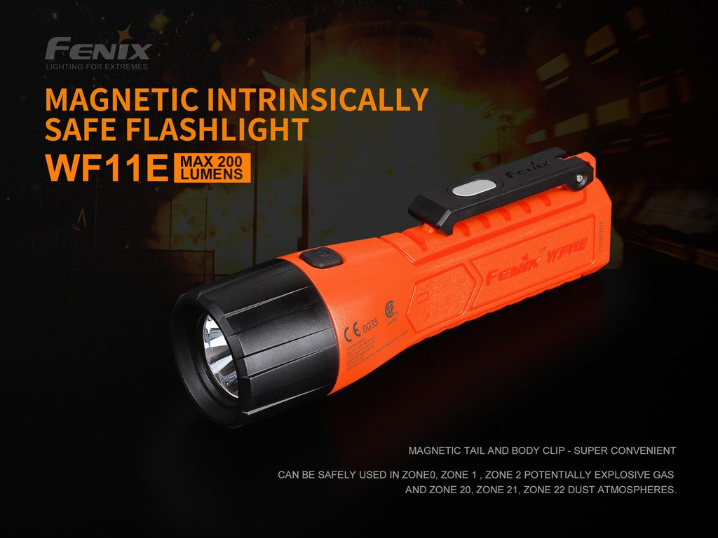 FENIX WF11E Magnetic Intrinsically Safe Flashlight