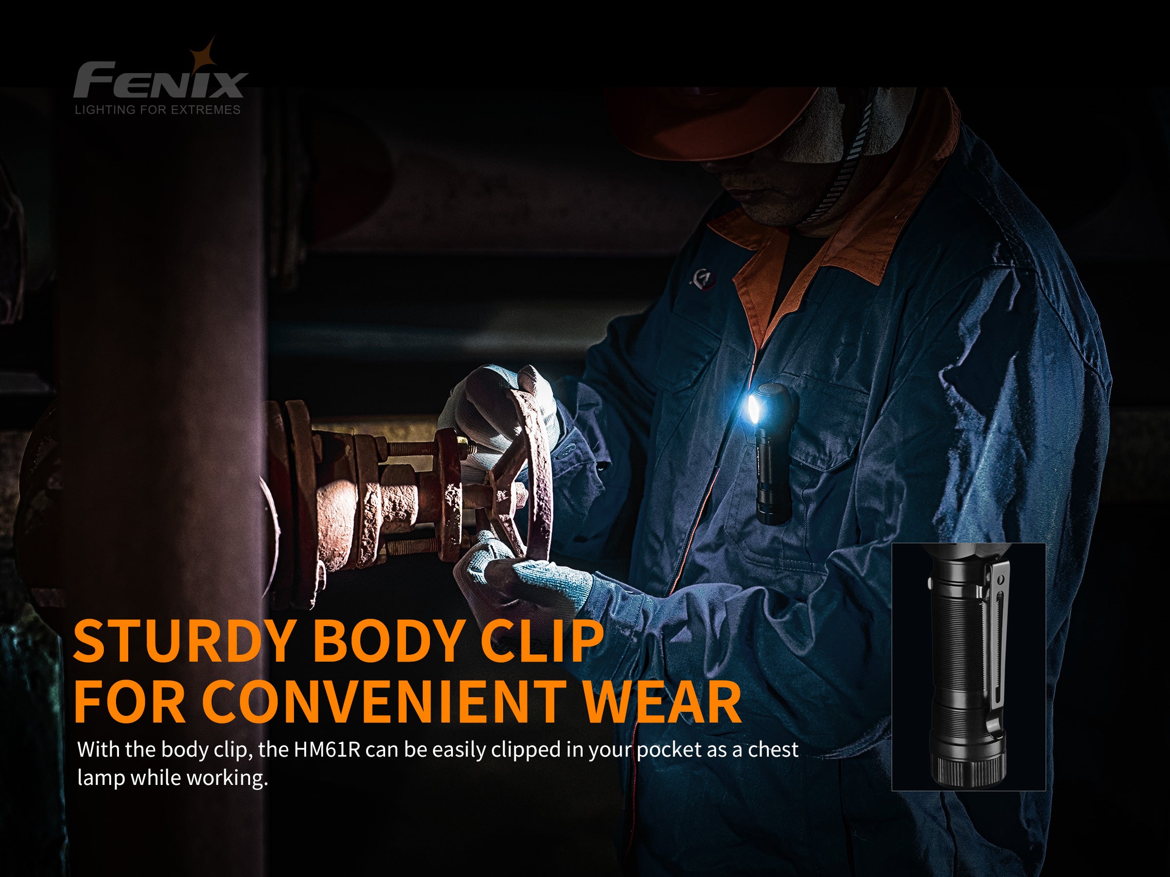 FENIX HM61R Multi-functional Rechargeable Headlamp