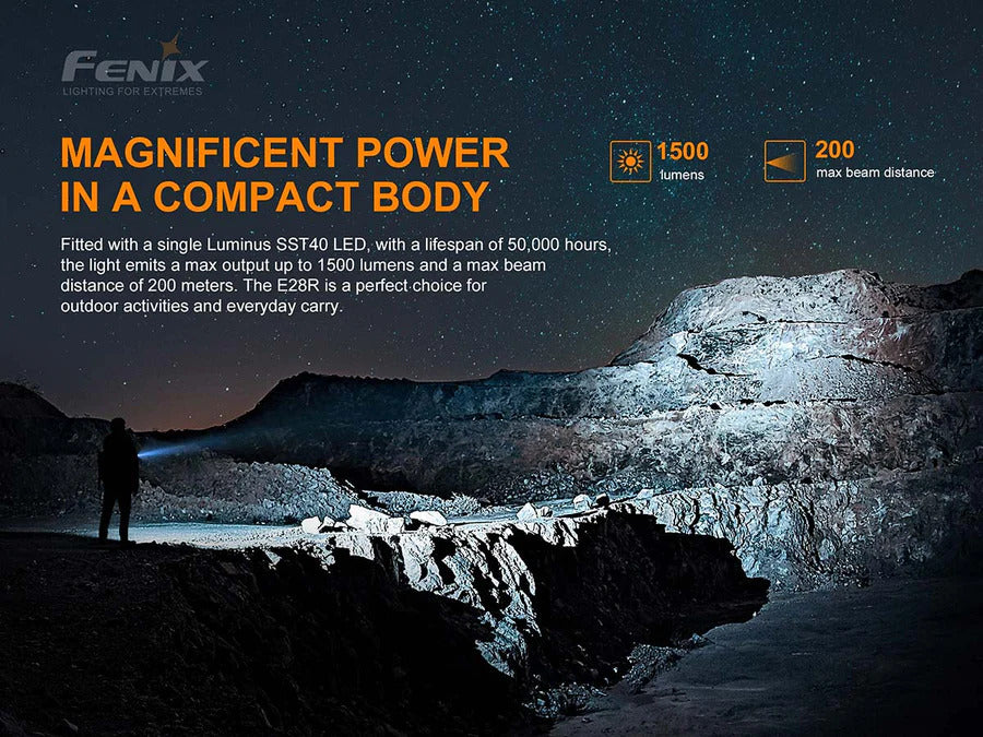 FENIX E28R Rechargeable Flashlight