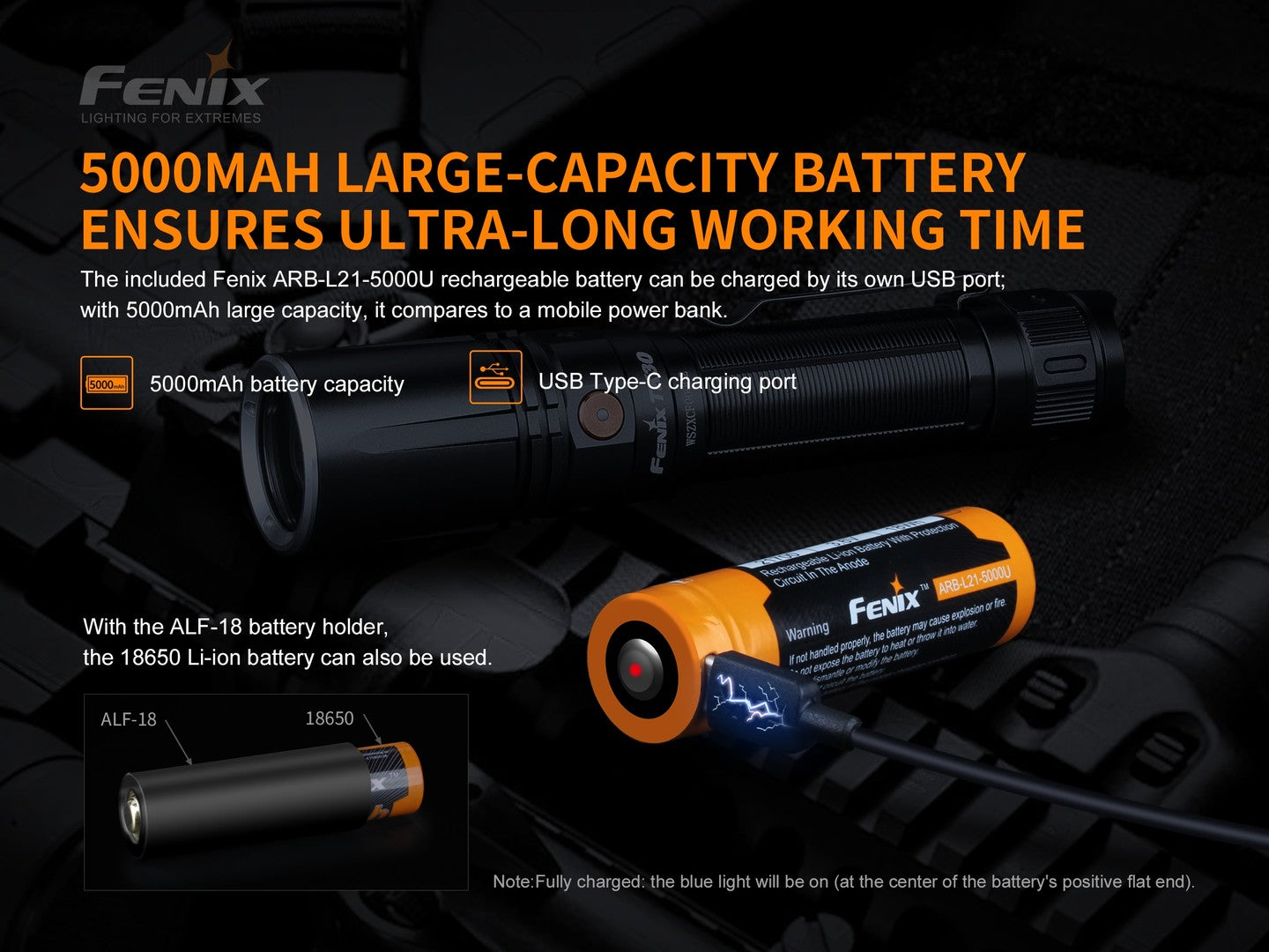 FENIX TK30 White Laser Tactical Flashlight
