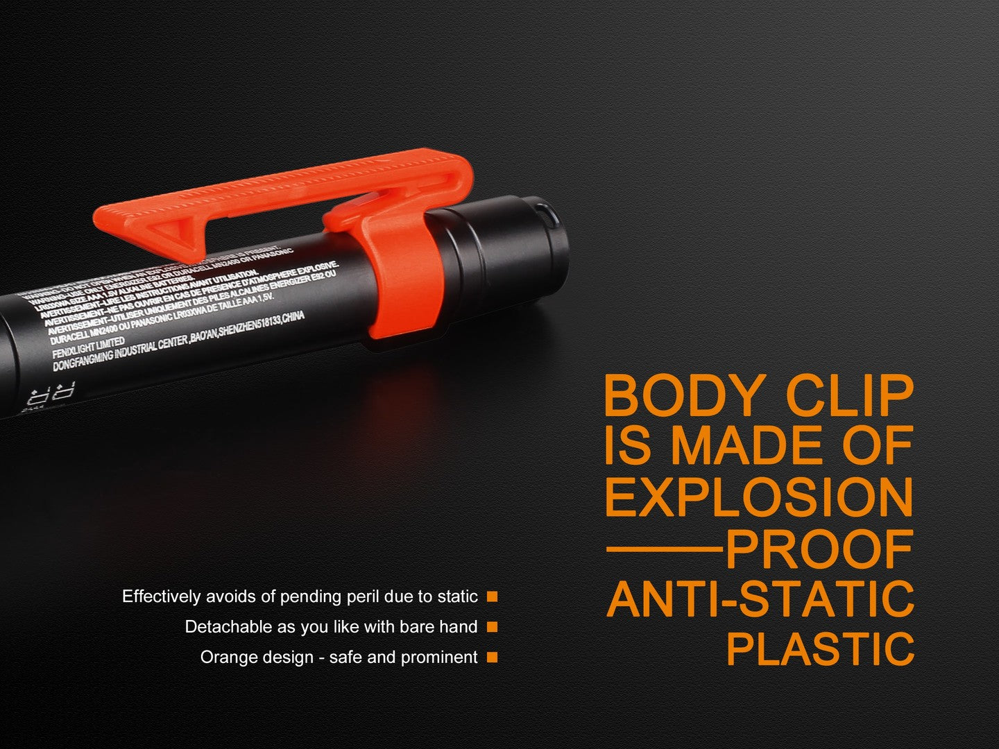FENIX WF05E Intrinsically Safe Flashlight