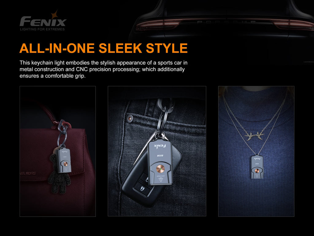 FENIX E03R All Metal Keychain Flashlight