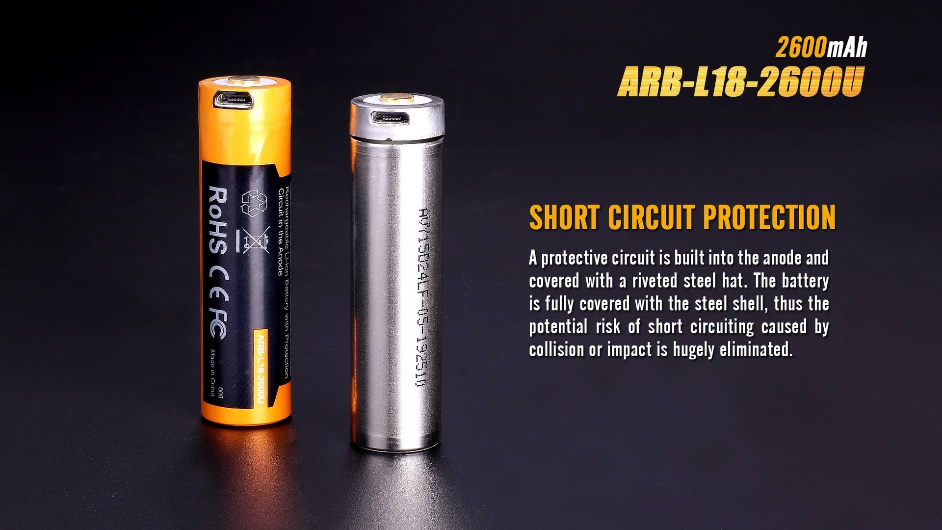 FENIX ARB-L18-2600U Rechargeable Battery