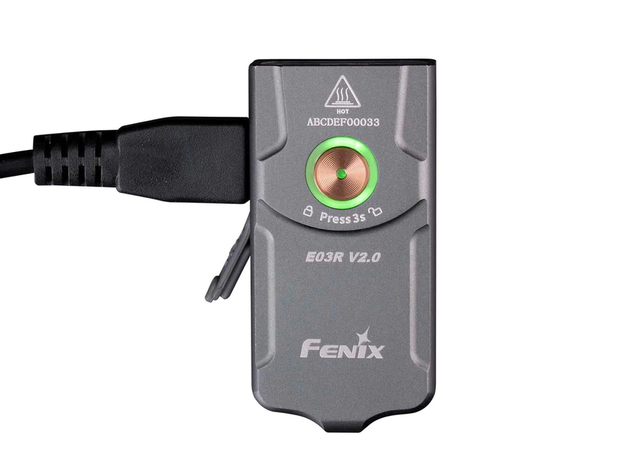 FENIX E03R V2.0 500L Rechargeable Keychain Flashlight