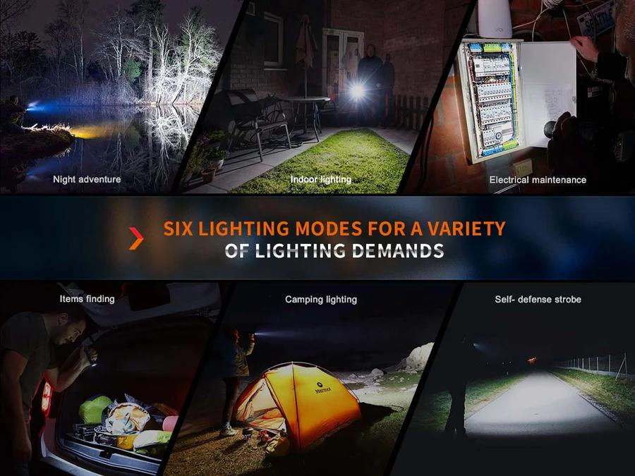 FENIX E35R V2.0 3100 Lumens Rechargeable Flashlight