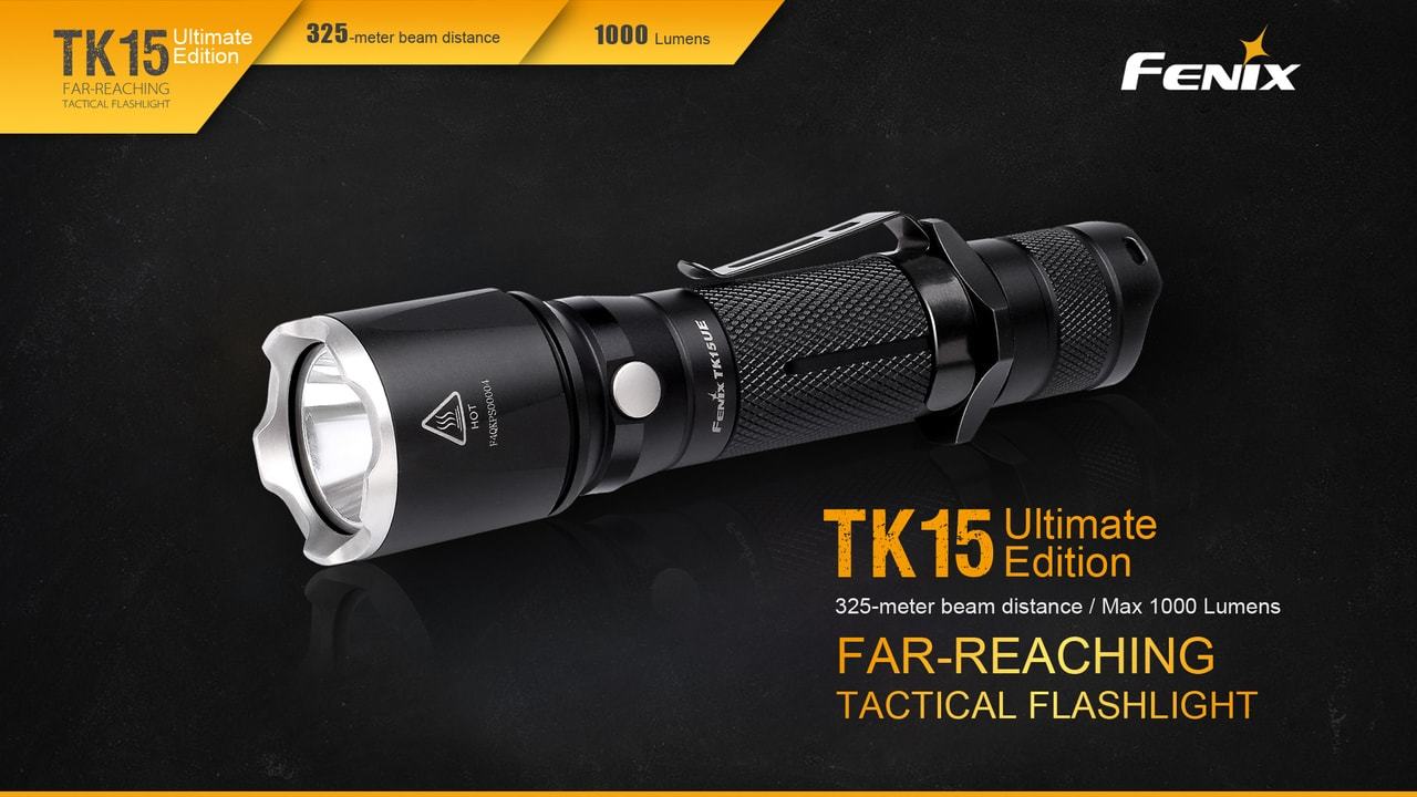 FENIX TK15 1000 Lumen Tactical Flashlight – TREES AND SUN OUTDOOR