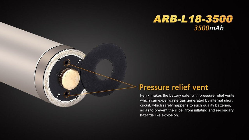 FENIX ARB-L18-3500 USB 18650 Rechargeable Battery