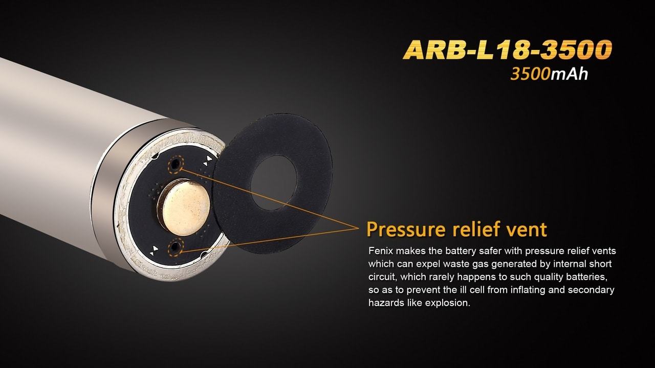 FENIX ARB-L18-3500 USB 18650 Rechargeable Battery