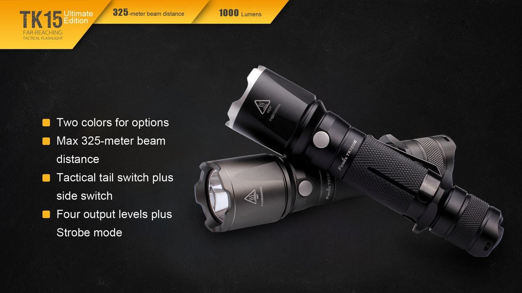 FENIX TK15 1000 Lumen Tactical Flashlight