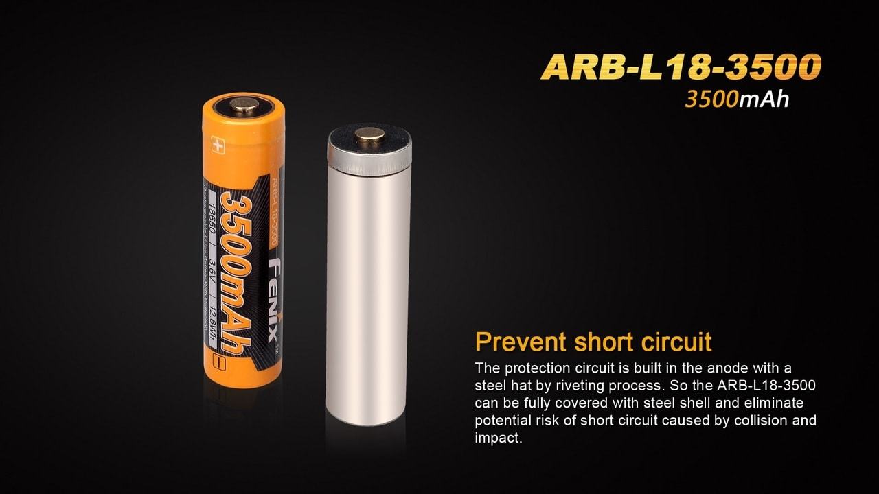 FENIX ARB-L18-3500 USB 18650 Rechargeable Battery