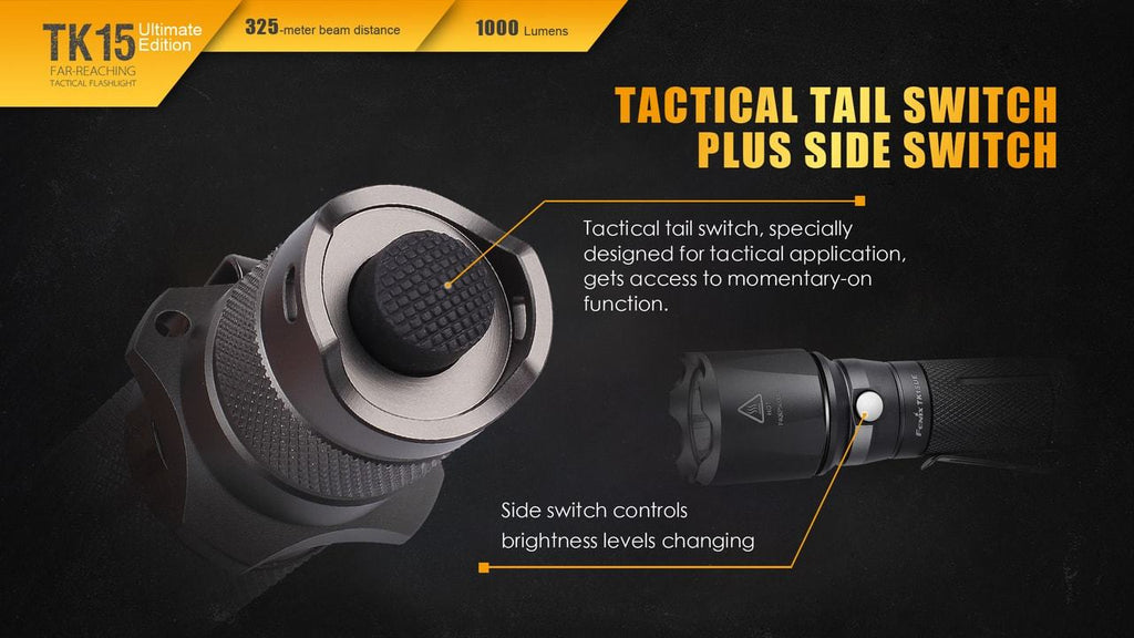 FENIX TK15 1000 Lumen Tactical Flashlight