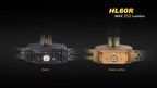 FENIX HL60R Rugged Recgargeable Headlamp