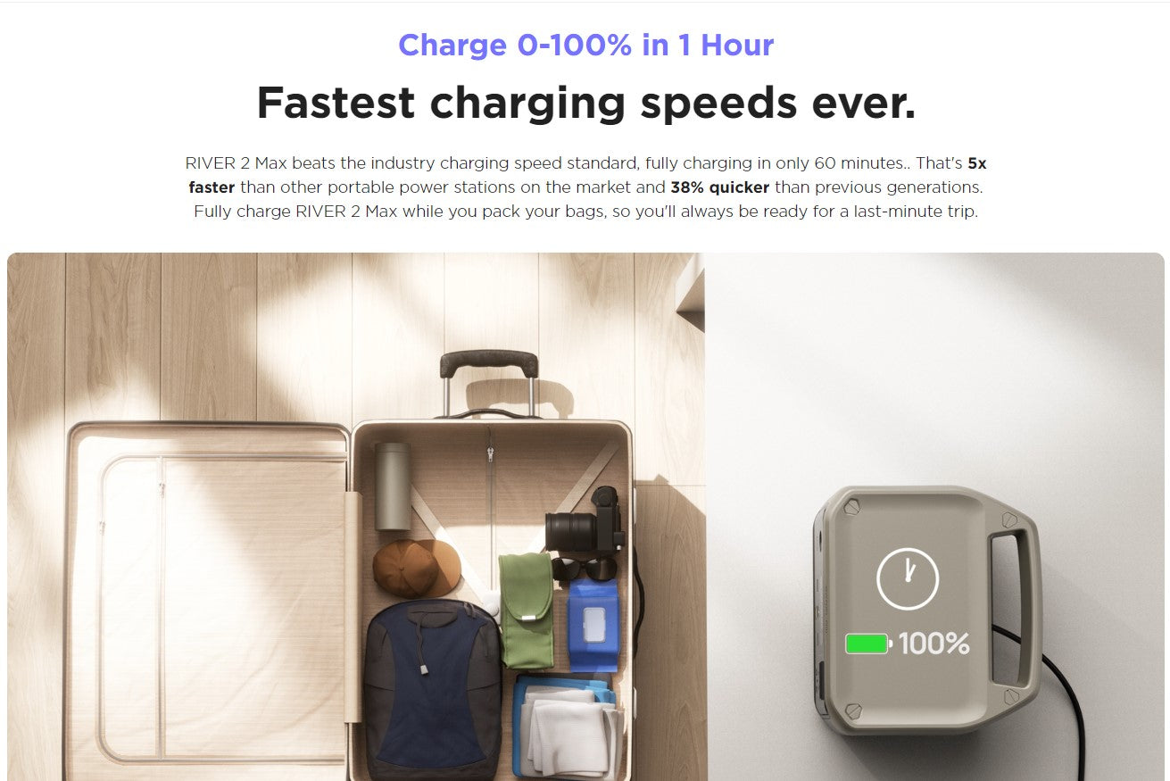 ECOFLOW RIVER 2 Max Portable Power Station