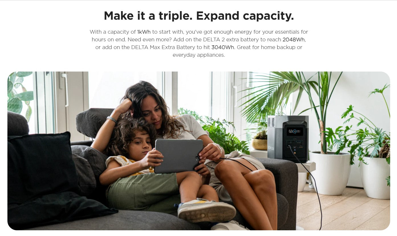ECOFLOW DELTA 2 Portable Power Station