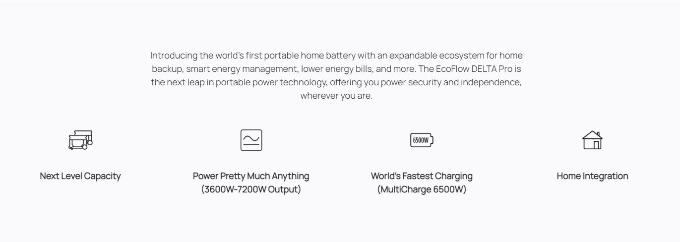 ECOFLOW DELTA Pro Portable Power Station