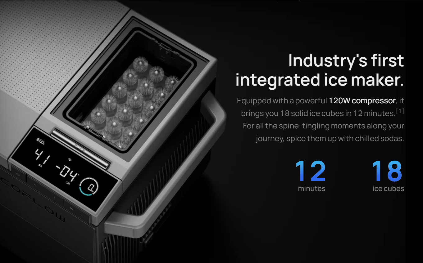ECOFLOW GLACIER Portable Fridge Freezer Ice Maker