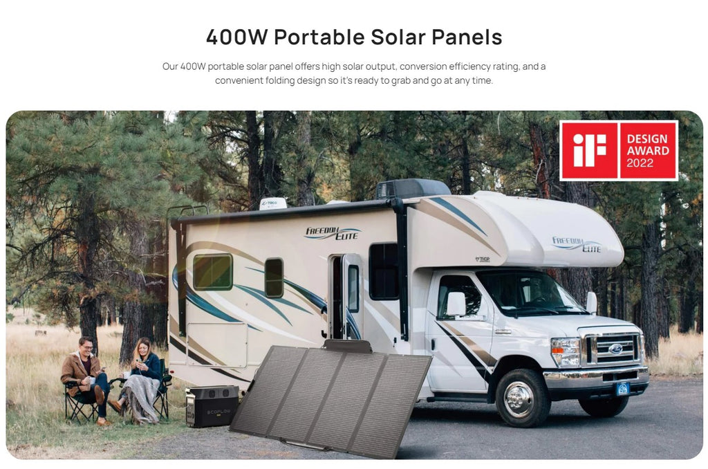 ECOFLOW 400W Solar Panel Energy Generator