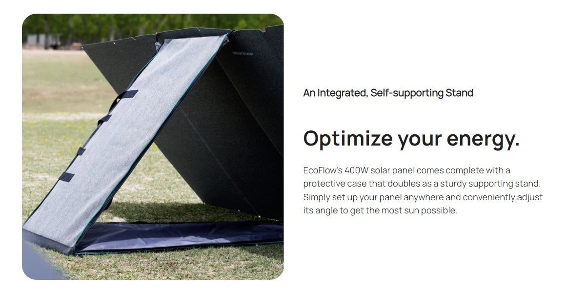 ECOFLOW 400W Solar Panel Energy Generator