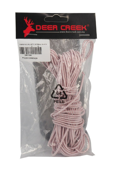 DEER CREEK Fibre Rod Elastic String 15M