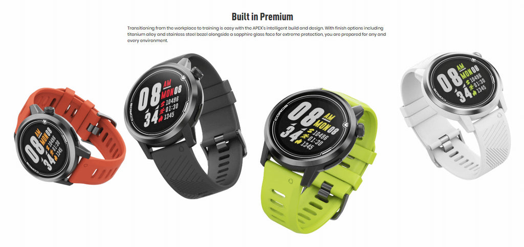 COROS APEX 46 Premium Multi Sport Watch