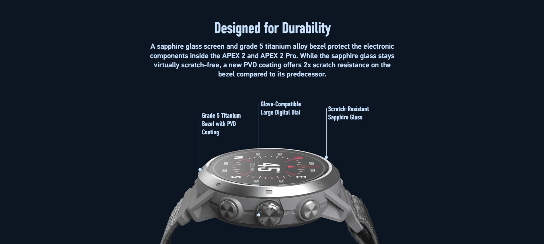 COROS APEX 2 Pro GPS Mode Fitness Watch