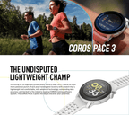 COROS Pace 3 GPS Fitness Smartwatch