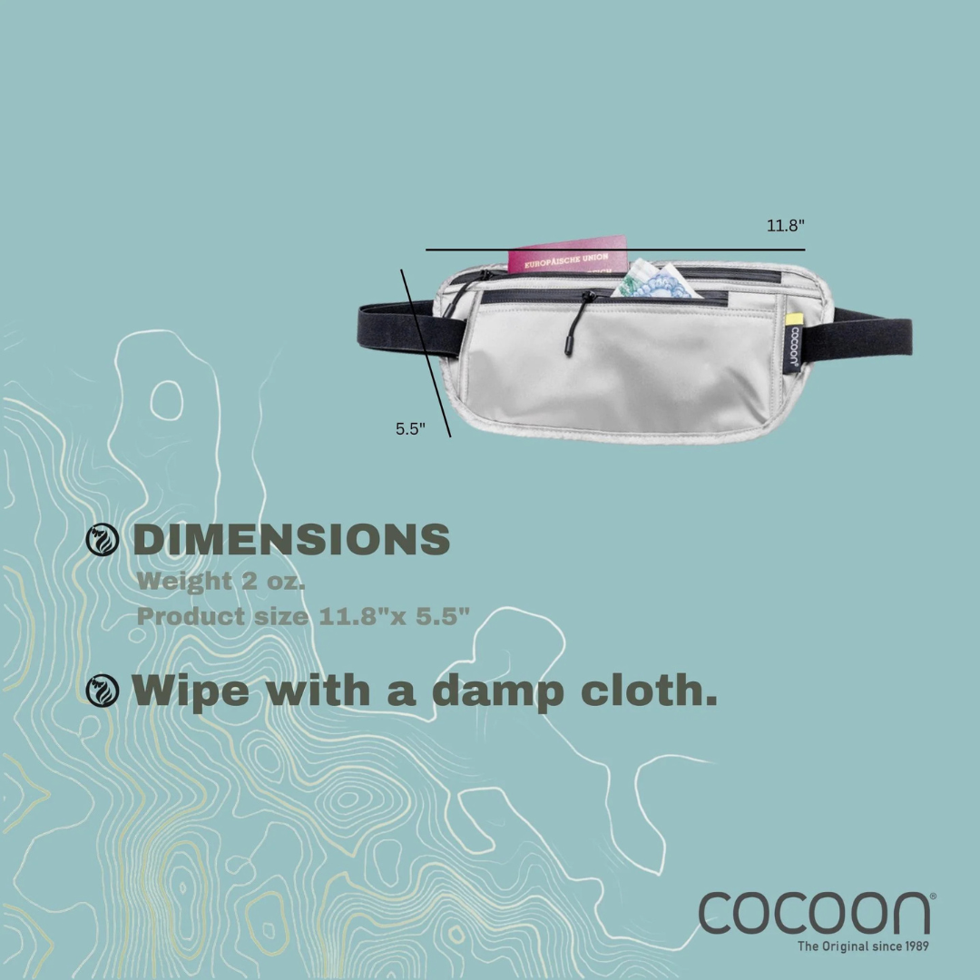 COCOON Secret Waist Wallet Water Spill Proof