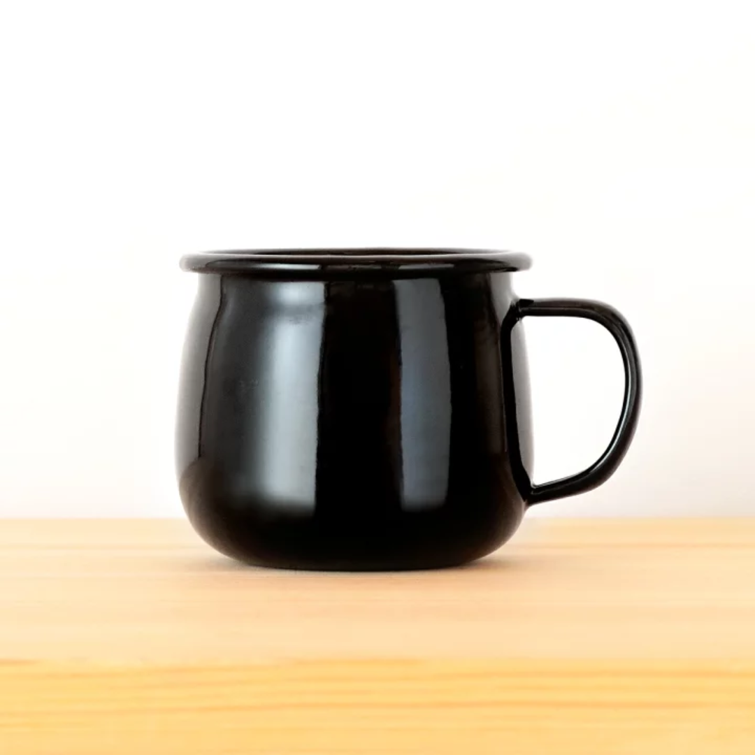CAPTAIN STAG Black Enamel Mug