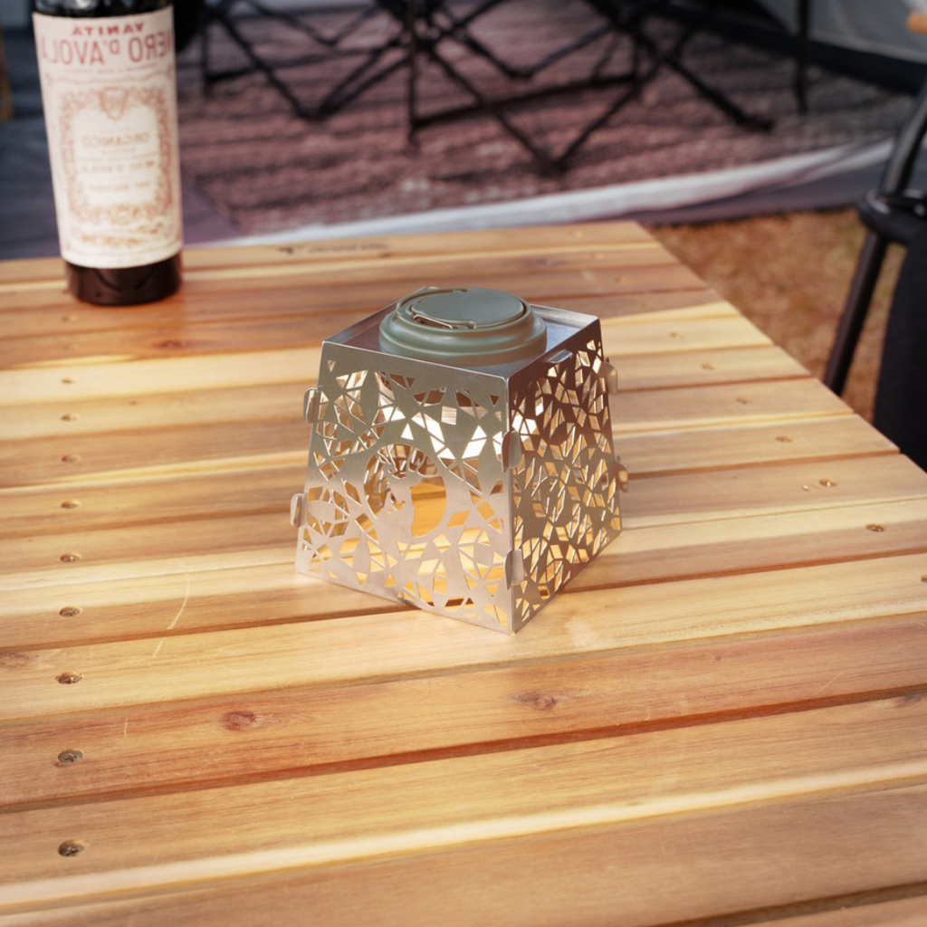 CAPTAIN STAG Stainless Lantern Shade