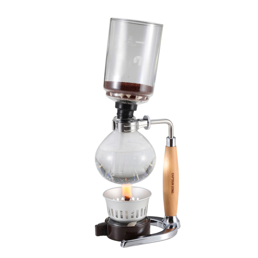 CAPTAIN STAG Coffee Siphon (Wooden Handle)