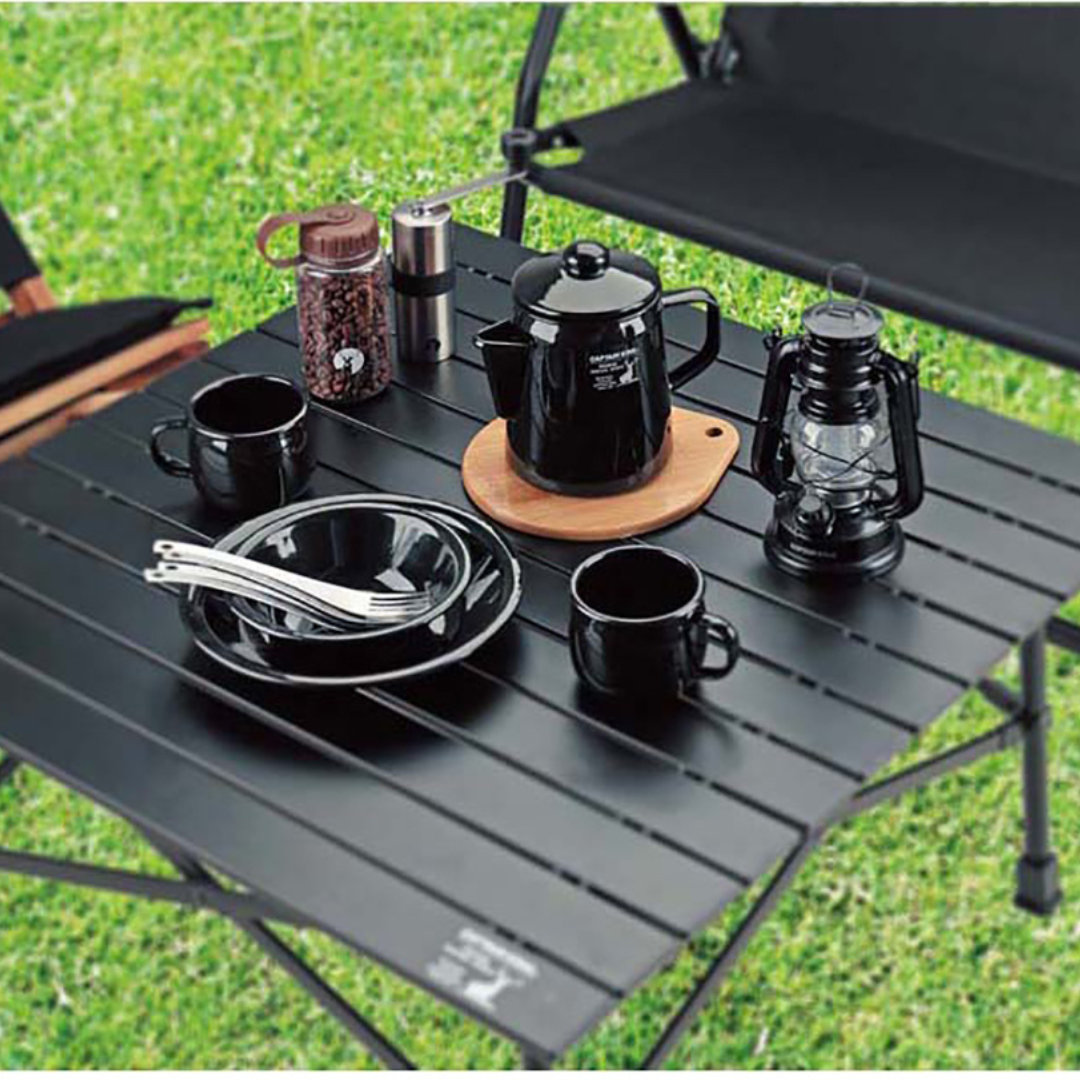 CAPTAIN STAG Black Label Enamel Kettle