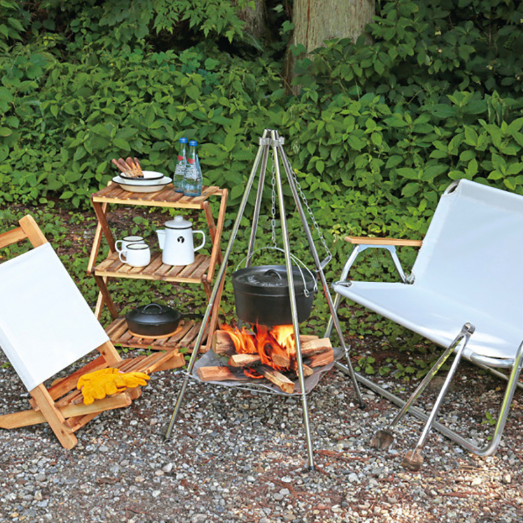 CAPTAIN STAG Quad Fire Stand