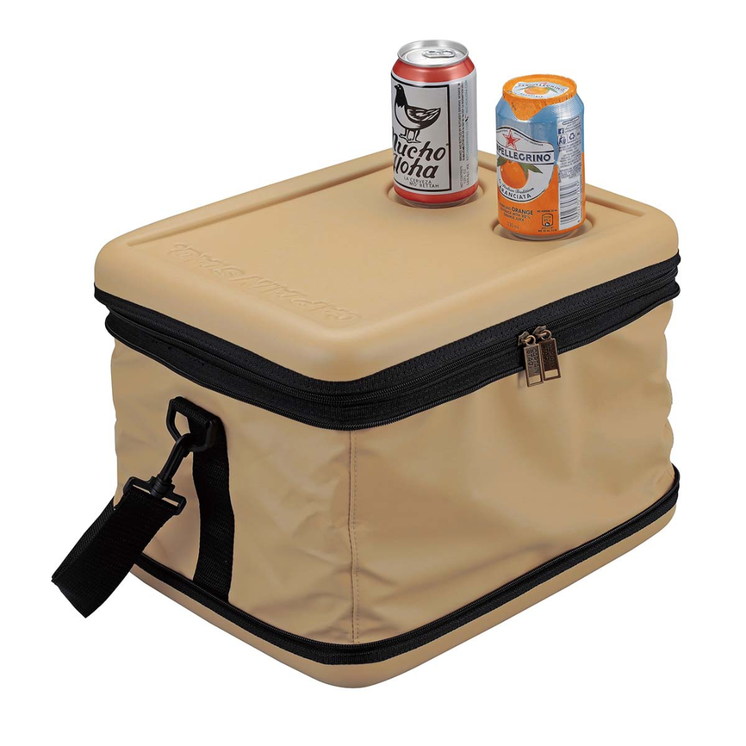 CAPTAIN STAG Folding Cooler Bag With Cup Holder 43L