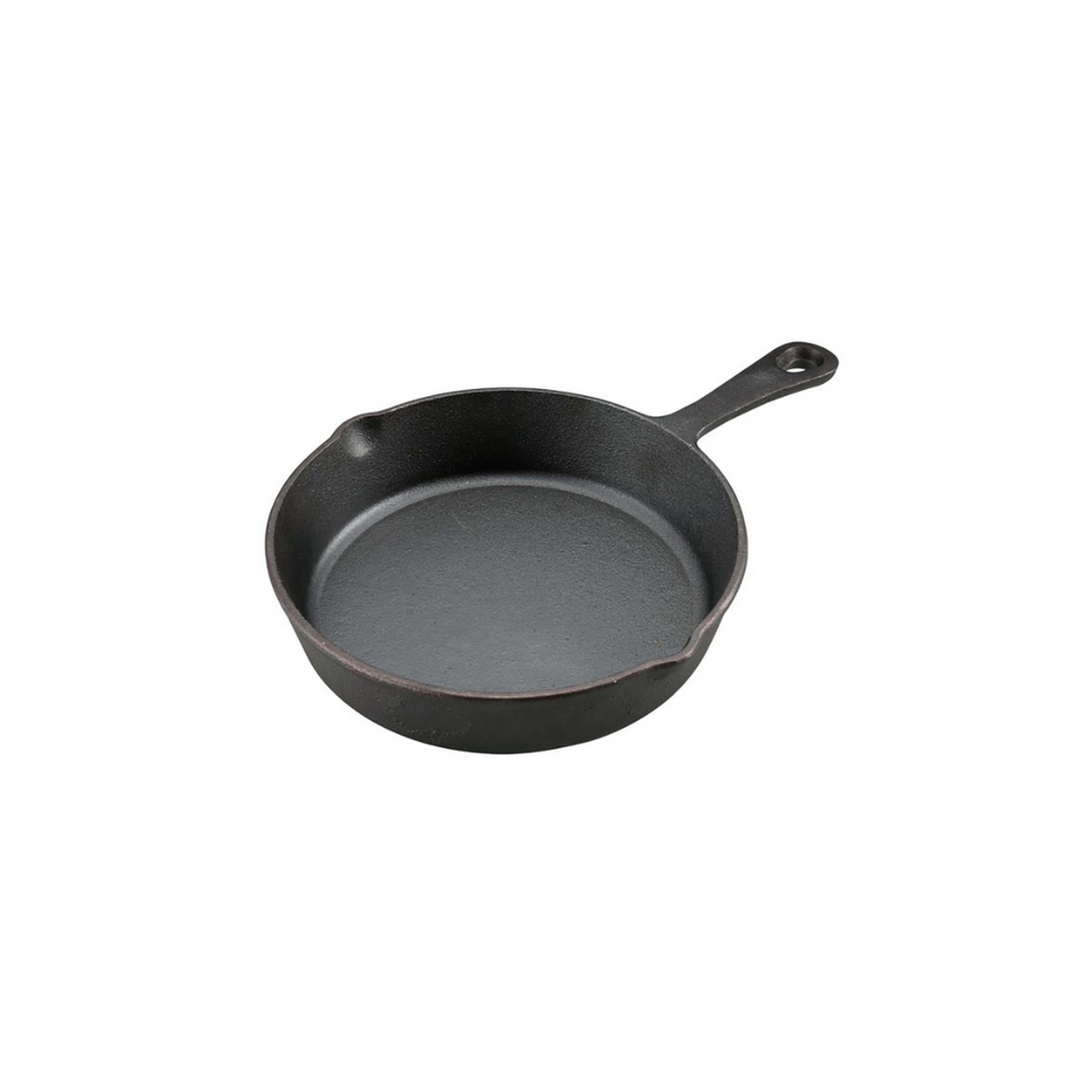 CAPTAIN STAG Skillet Cast Iron Pan 20cm