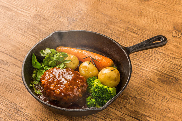 CAPTAIN STAG Skillet Cast Iron Pan 20cm