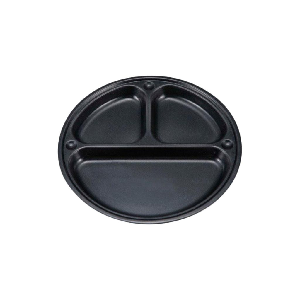 CAPTAIN STAG Blue Black Coat Donburi Plate with Divider