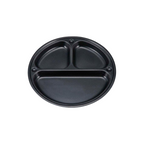 CAPTAIN STAG Blue Black Coat Donburi Plate with Divider