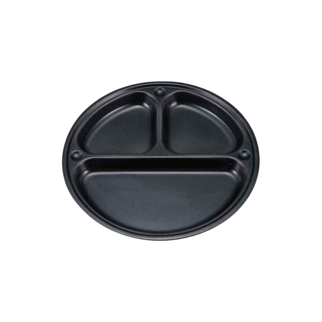 CAPTAIN STAG Blue Black Coat Donburi Plate with Divider