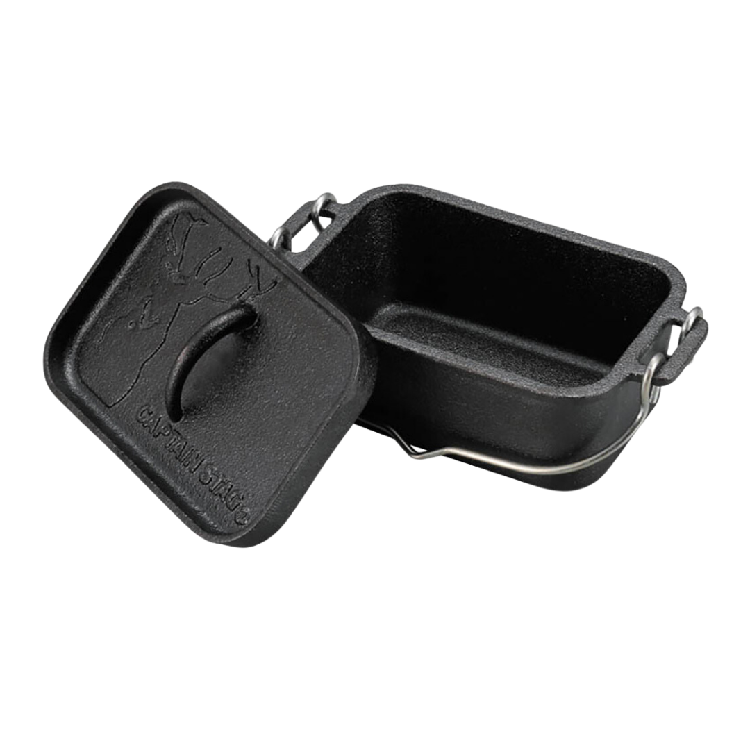 CAPTAIN STAG Large Square Dutch Oven 2.3L