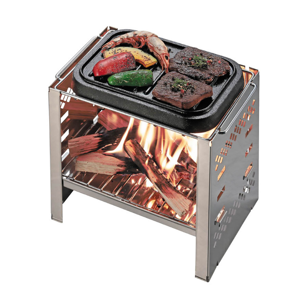CAPTAIN STAG Large Square Dutch Oven 2.3L
