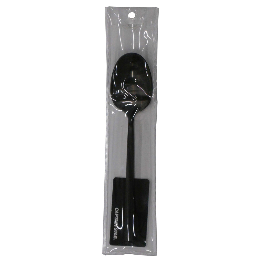 CAPTAIN STAG Hexagon Camping Black Spoon