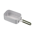 CAPTAIN STAG Aluminum Mess Tin Small Square Cooker
