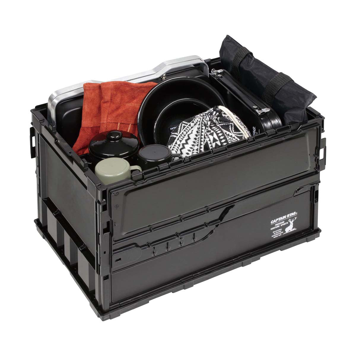 CAPTAIN STAG CS Black Label FD Container 50L