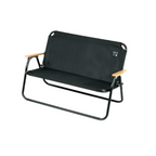 CAPTAIN STAG CS Aluminum Backed Bench Double Person chair