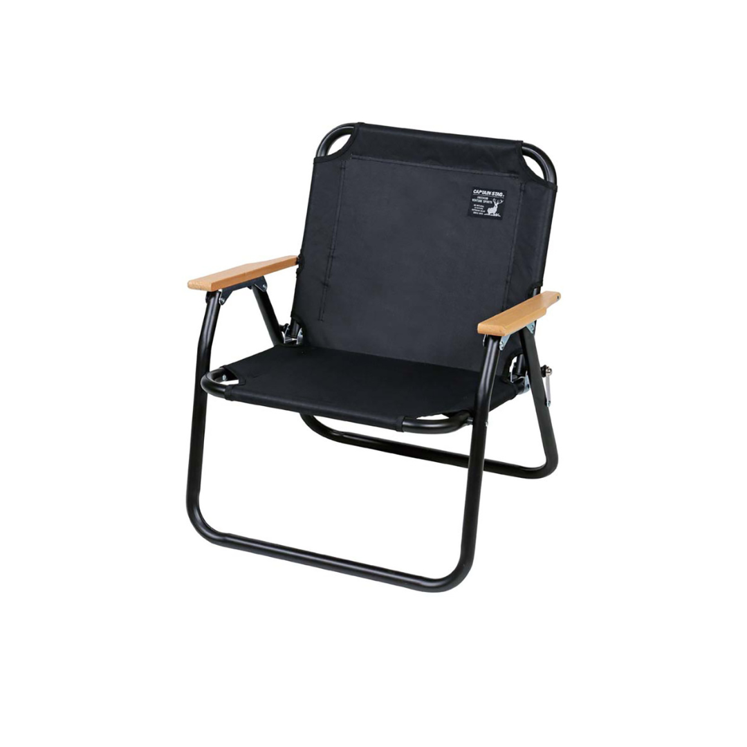 CAPTAIN STAG CS Black Label Low Style Solo Chair