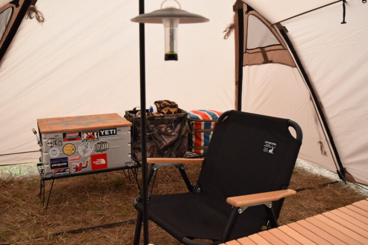 CAPTAIN STAG CS Black Label Low Style Solo Chair