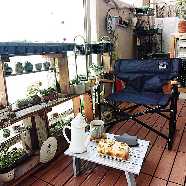 CAPTAIN STAG Black Label Low Style Director Chair
