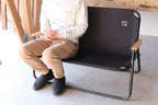 CAPTAIN STAG CS Aluminum Backed Bench Double Person chair